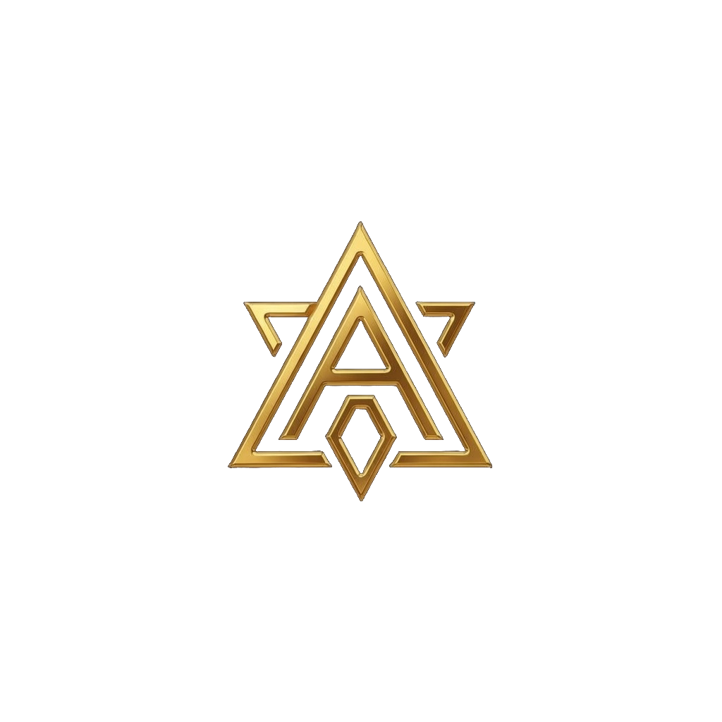 Monogramme doré Aaron Azoulay